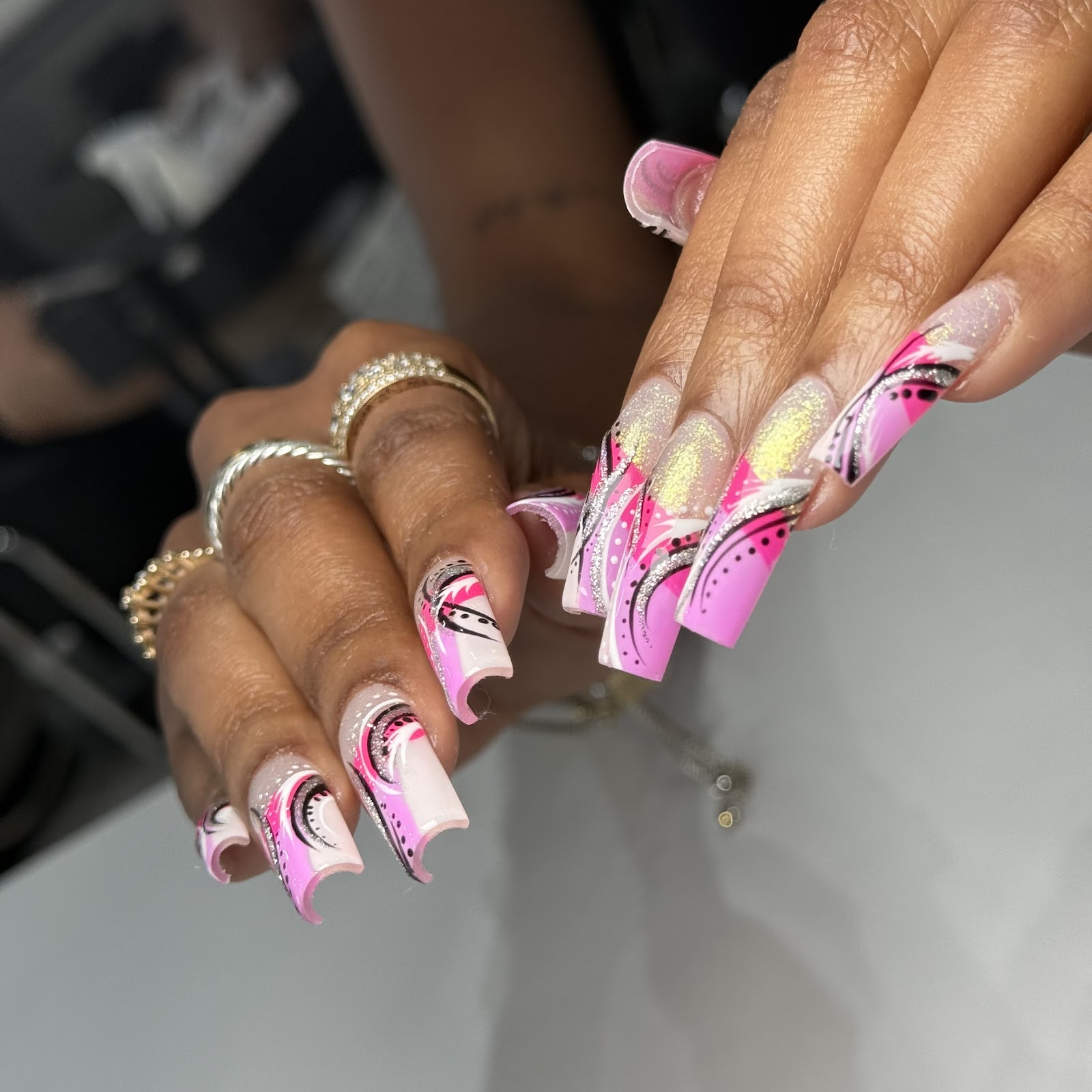 Nails Life Studio nail work in Houston, Texas